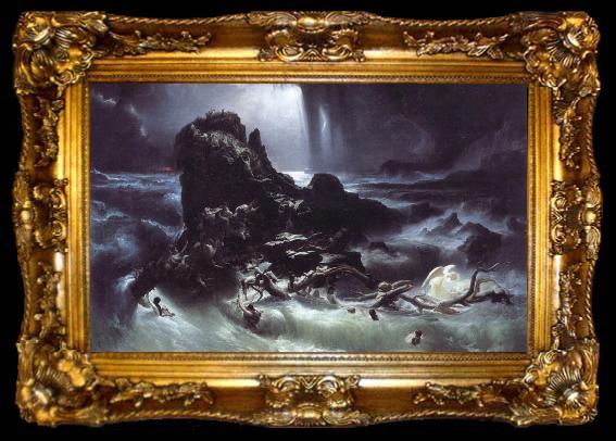 framed  Francis Danby The Deluge, ta009-2